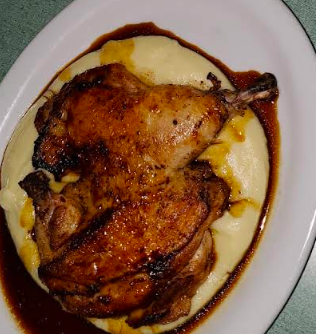 Poole’s Diner signature dishes Macaroni Au Gratin
Mac n Cheese
Roast Half Chicken